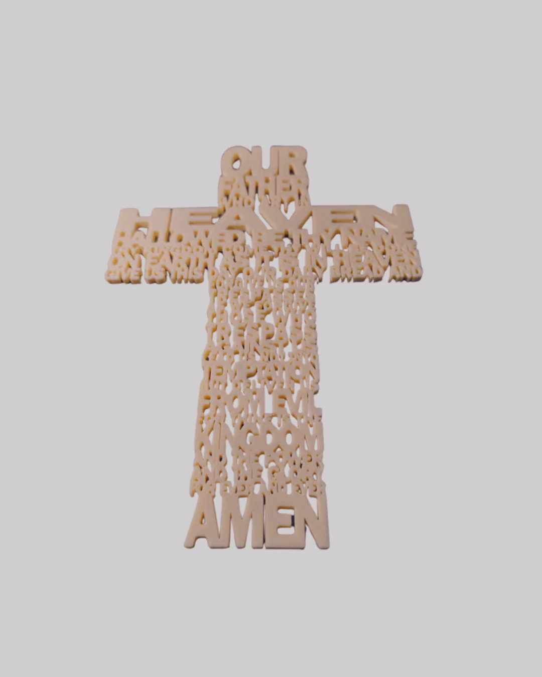 Wooden Cross Wall Décor – Jesus Carved Design - Image 2