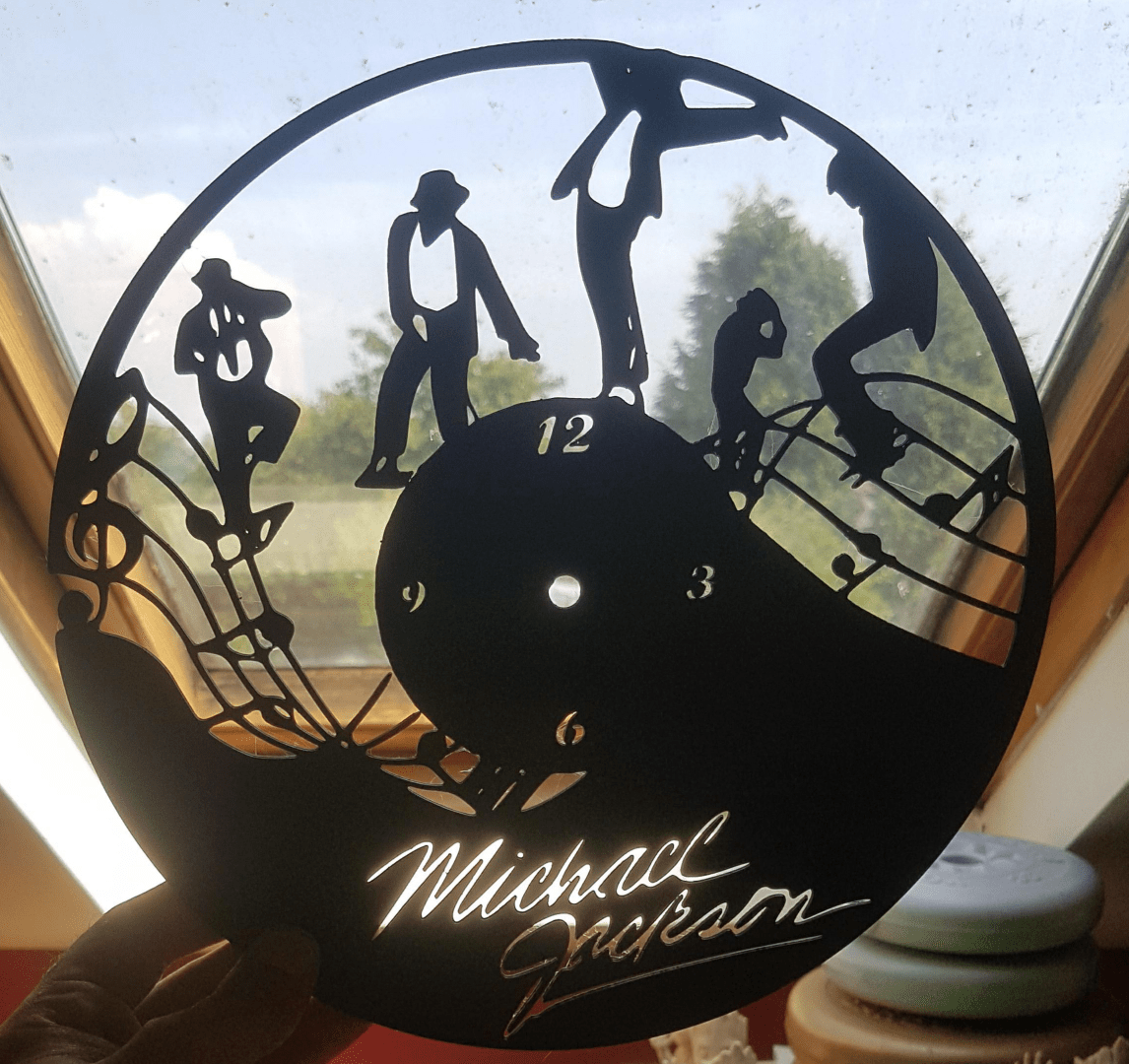 Michael Jackson Clock