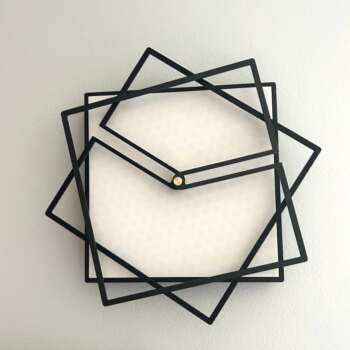 Square Rotating Wall Clock