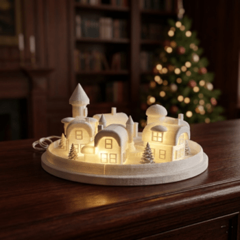 Christmas ELF Town Lamp