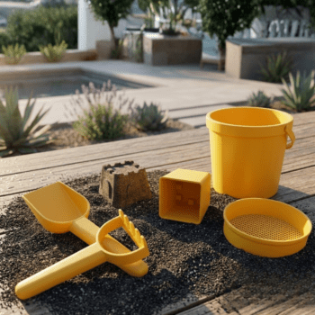 3D-printable sand play set
