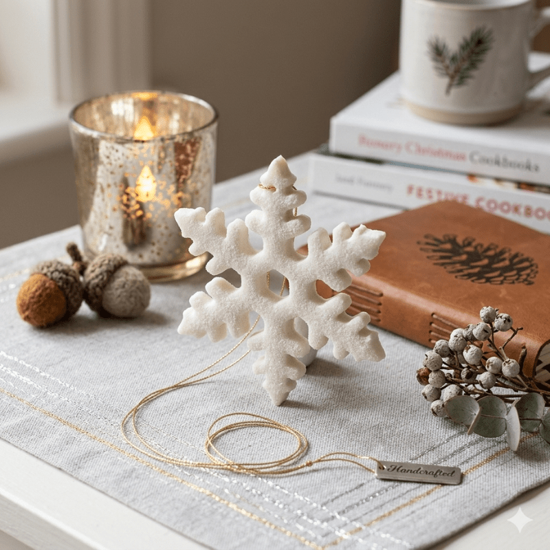 Christmas snowflake decoration(Set of 5) - Image 2