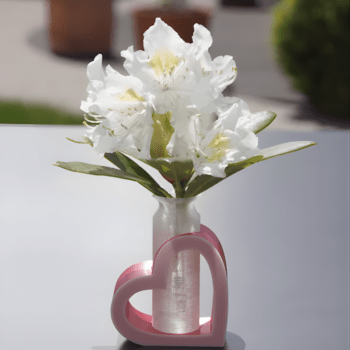 Heart-shaped Flower Vase