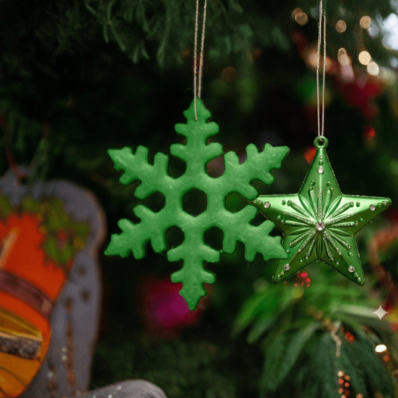 Christmas snowflake decoration(Set of 5) - Image 3
