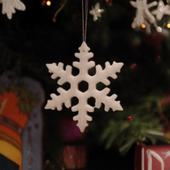 Christmas snowflake decoration(Set of 5)